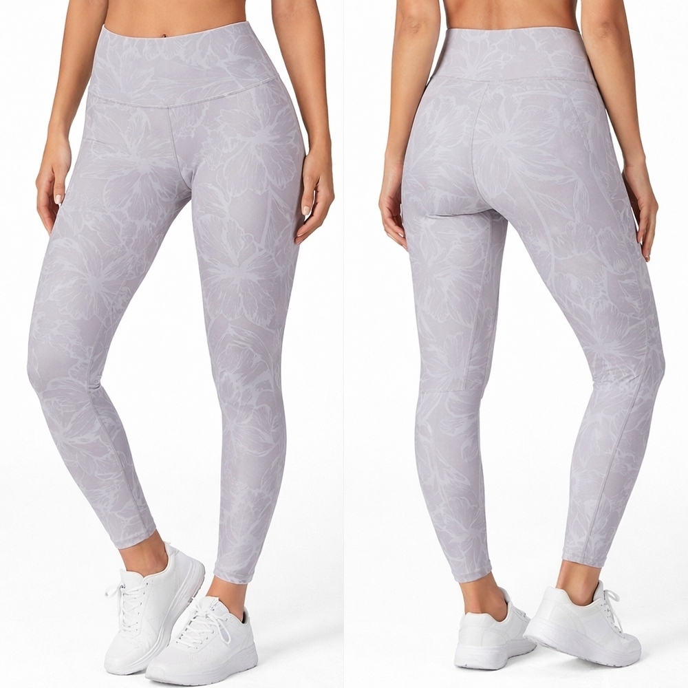 Fabletics PowerHold High Waist 7/8 Leggings S Bloomfield Floral